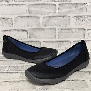 Crocs Women's Black Slip-On Sneaker Ballet Style Shoes Size 10W